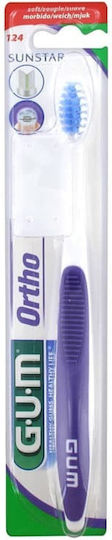 GUM 124 Ortho Zahnbürste Purple