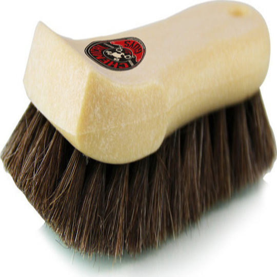 Chemical Guys Brush Cleaning for Upholstery - Leather Car with Horsehair