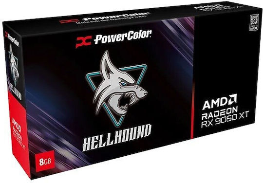 PowerColor Radeon RX 9060 XT 8GB GDDR6 Hellhound Placă Grafică