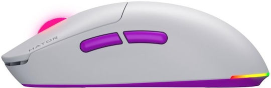 HATOR Quasar 3 ULTRA 8K Drahtlos RGB Gaming Gaming Maus 30000 DPI Weiß