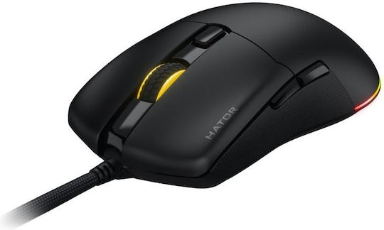 HATOR Pulsar 3 RGB Gaming Ποντίκι 12000 DPI Μαύρο