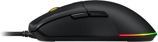 HATOR Pulsar 3 RGB Gaming Ποντίκι 12000 DPI Μαύρο