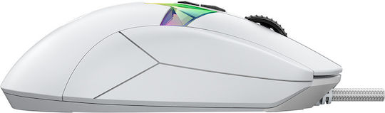 Lorgar MSP80 RGB Gaming Ποντίκι 26000 DPI Λευκό