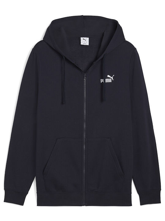 Sweatshirt with Hood Navy Blue