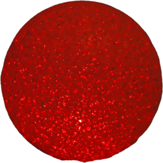 Entac Φωτιζόμενη Χριστουγεννιάτικη Φιγούρα Μπάλα Λευκή 10x10x10εκ. 6τμχ