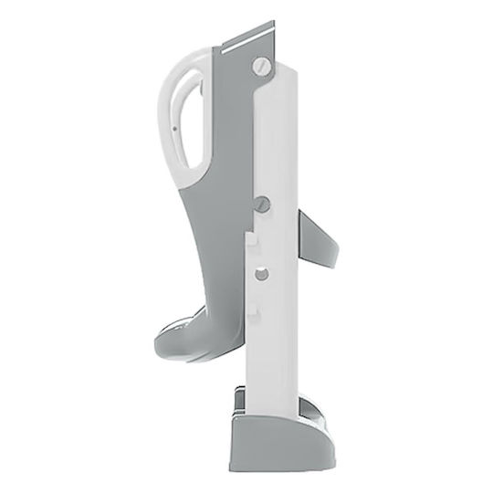 Bebe Stars Toddler Toilet Seat Frog with Footrest Handles and Gray Cushion
