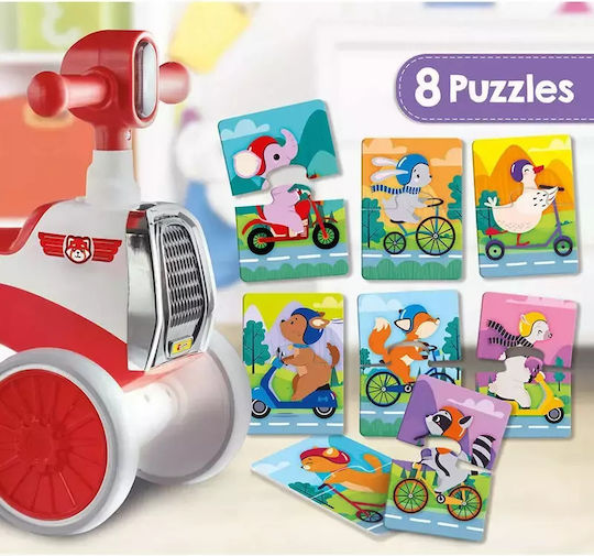 Lisciani Giochi Carotina Ride On Cu Sunete Roșu