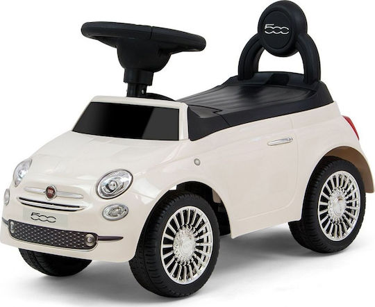 Milly Mally Fiat 500 Αυτοκινητάκι Ride On με Ήχους Ροζ