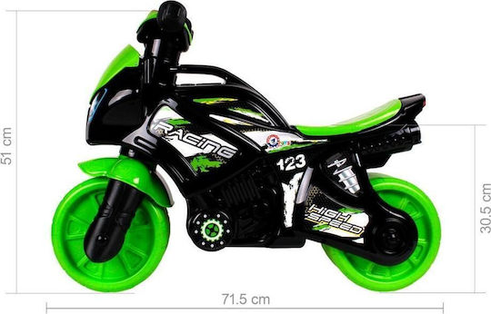Technok Motorcycle Ride On Μαύρο