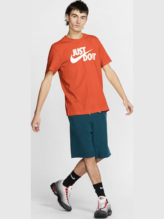 Just Do It Athletic T-shirt Orange
