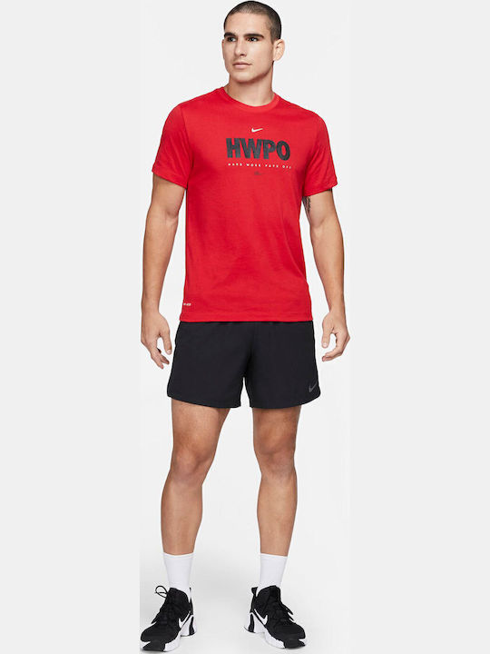 Dri-FIT Hard Work Pays Off Dri-Fit Спортна тениска Червен
