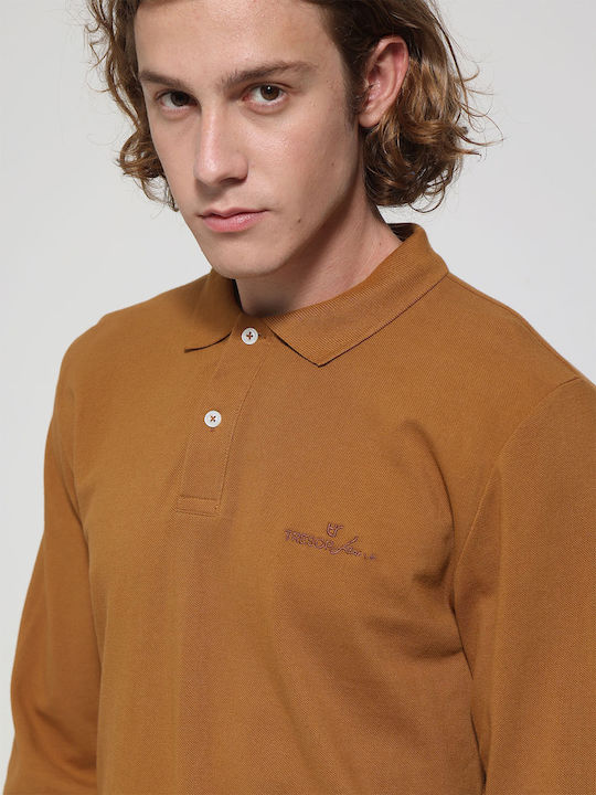 Long Sleeve Blouse Camel