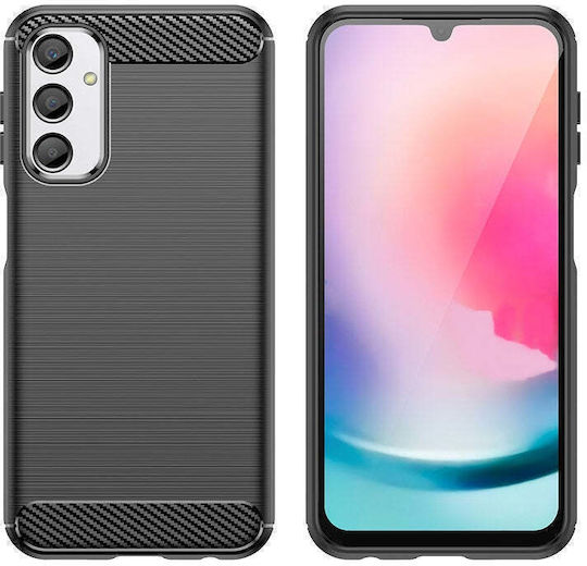 HQWear Задна корица Силикон Черен (Samsung Galaxy M34, HQWear)