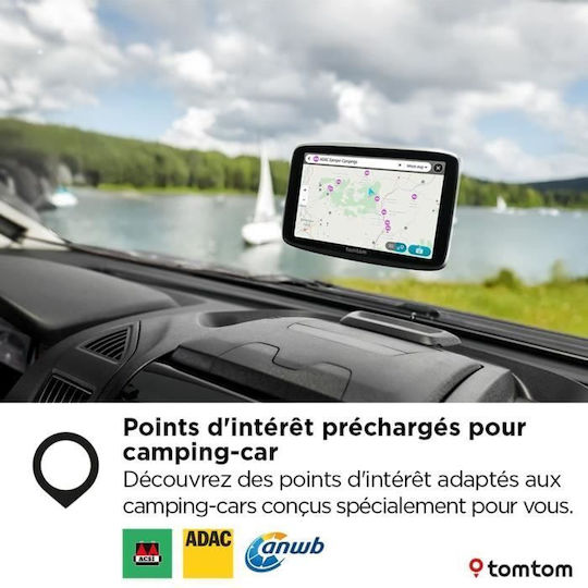 TomTom 6" Display GPS Device Go Camper Tour with Bluetooth / Wi-Fi / USB and Card Slot