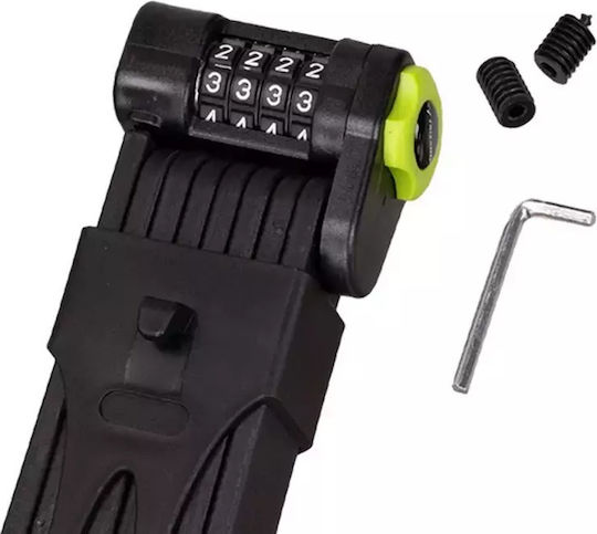 Folding Bicycle Lock Steel Mounting Base Code 16x8 Cm Aria Trade