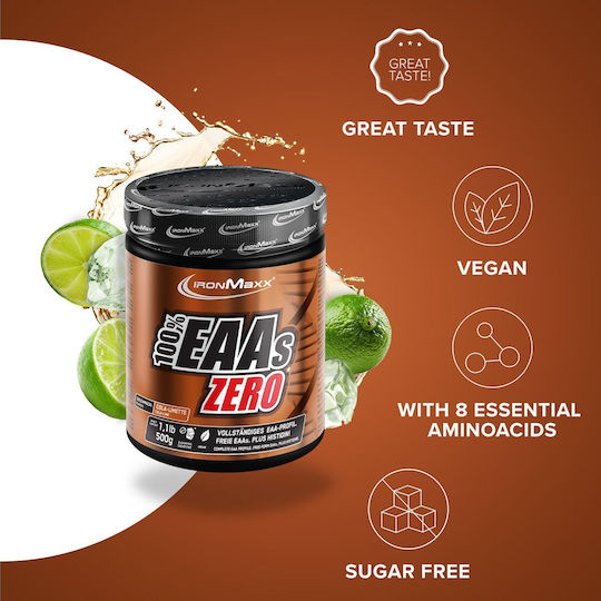 IronMaxx 100% Eaas Zero 500gr Cola Lime