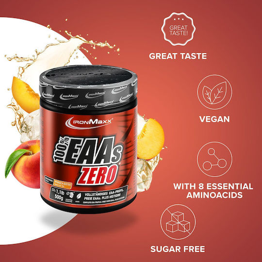IronMaxx 100% Eaas Zero 500gr Peach Icetea