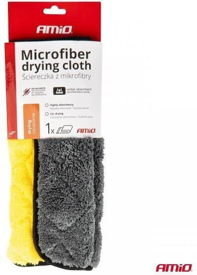 AMiO Lavetă Microfibră Uscare pentru Corp Auto 800gsm 40x30cm
