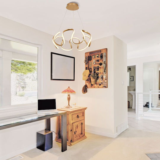 Vivalux Pendant Light Gold 48x48x100cm