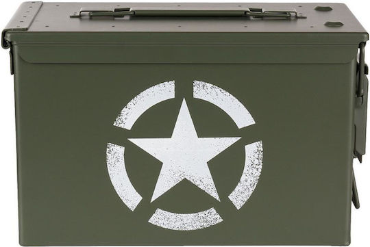 Μεταλλικό Κουτί Πυρομαχικών Us Army Star Cal 50mm Fosco Industries