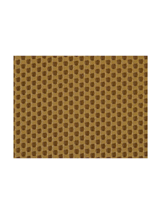 Bankhocker Mit Stauraum Gepolstert Mit Stoff Gelb 76x38x38cm