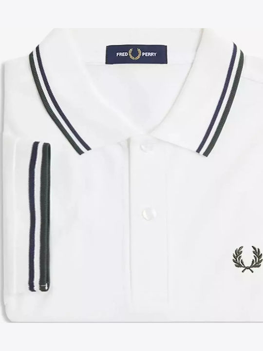 Herren Sportliche Kurzarm Polo Bluse Weiß