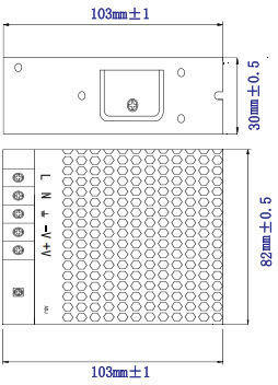 Baris Light LED-Netzteil Ip20 24V 35W 100-264Vac 103x82x30mm W6011001-030