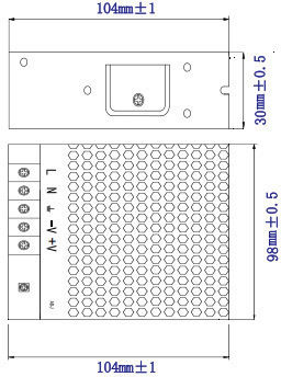 Baris Light LED-Netzteil Ip20 12V 75W 170-264V AC 104x98x30mm W6011001-033