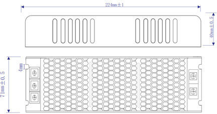 Baris Light LED-Netzteil Slim Ip20 24V 200W 170-264VAC 224x71x40mm W6011001-028