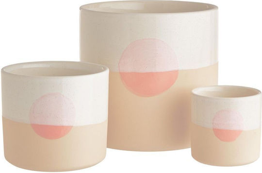 Sunset Plant Pot D11cm Beige Orange Beige Clay Diameter 11 Cm Height 10 Cm