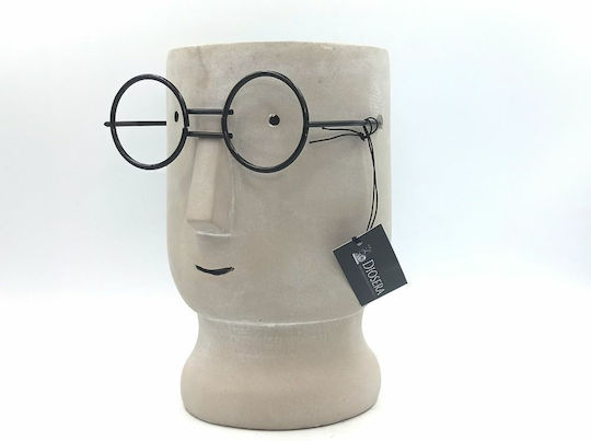 Κασπώ Κεραμικό Face Pot Διάμετρος 16cm X 22cm Ύψος Κασπώ Κεραμικό Face Pot Διάμετρος 16cm X 22cm Ύψος