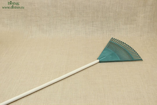 Plastic Triangular Lawn Rake Olive