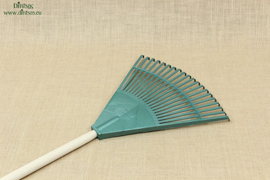 Plastic Triangular Lawn Rake Olive