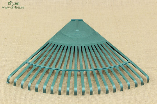 Plastic Triangular Lawn Rake Olive