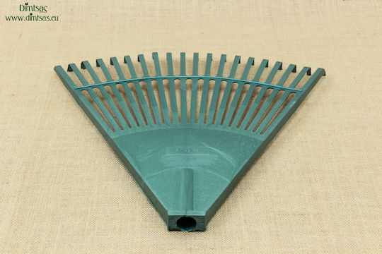 Plastic Triangular Lawn Rake Olive