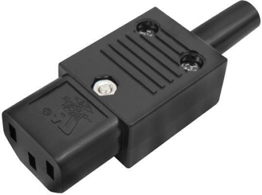 Ac Connector Θηλυκο Καλωδιου 3p 10a/250v Ul Ac-7010b Ultimax 01.112.0009 5 Τεμαχια