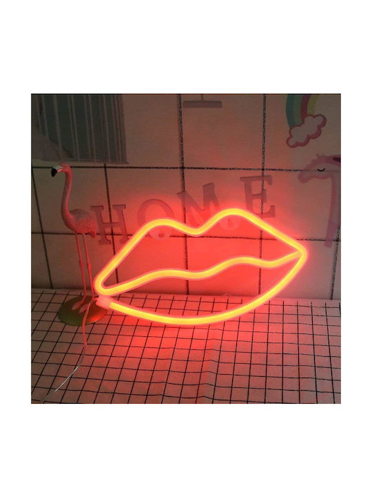 Διακοσμητικό Φωτιστικό Smile 27,5cmx14,5cmx2cm Light Neon Πολύχρωμο