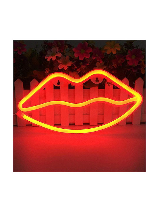 Διακοσμητικό Φωτιστικό Smile 27,5cmx14,5cmx2cm Light Neon Πολύχρωμο