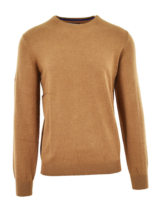 Herrenblusen Langarm Braun Pullover