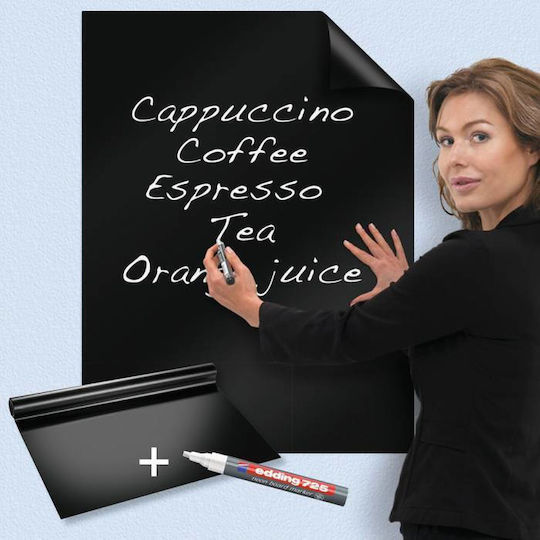 Legamaster Magic Chart Black Electrostatic Self-Adhesive Blackboard Sheet