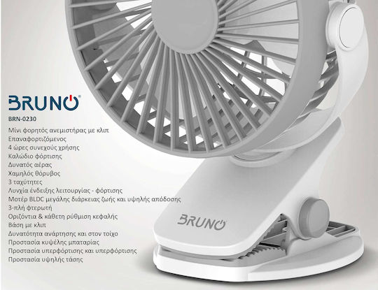 Bruno Fan USB Weiß BRN-0230