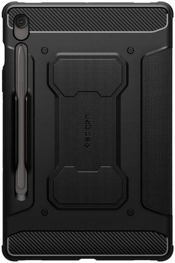 Spigen Rugged Armor Pro Flip Cover Ανθεκτική Μαύρη (Galaxy Tab S10 FE+ X620, X626B)
