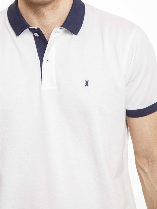 Polo Short Sleeve White Blouse 3PS1280 B00001