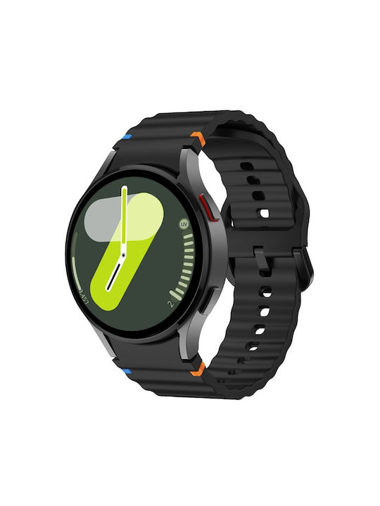Kalebol Каишка Силикон Черен (Samsung Galaxy Watch 5, 5 Active, 5 Pro, 6, 6 Classic, 7, FE)