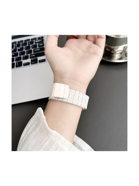 Kalebol Strap Silicone Beige (Apple Watch Series 7/8/9/10/SE/Ultra 1/Ultra 2)