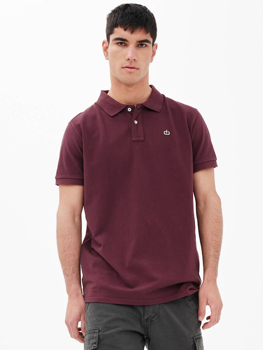 Polo T-Shirt Burgundisch 221.EM35.69GD-Wein