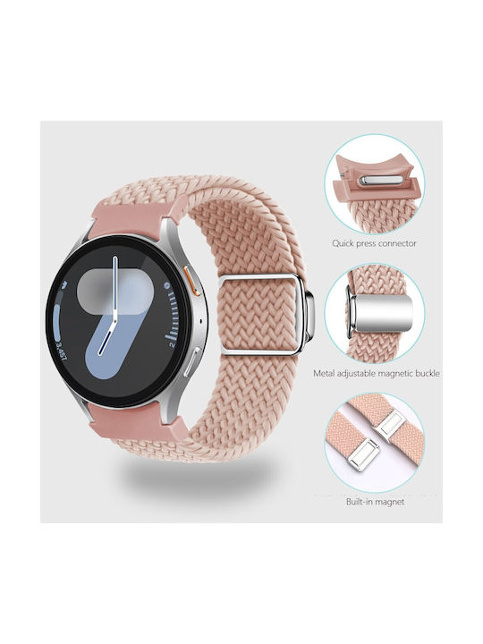 Kalebol Silicone Strap Pink for Samsung Galaxy Watch 5 5 Active 5 Pro 6 6 Classic 7 FE