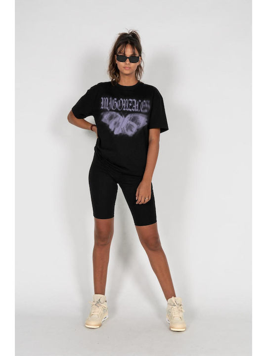 Mj Gonzales Mjg Heavy Oversized Tee Ladies Butterfly Illusion Black Fw24 Mjg11916-00007