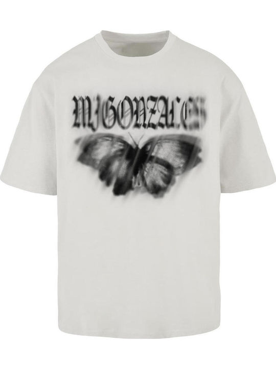Mj Gonzales Mjg Heavy Oversized Tee Ladies Butterfly Illusion Lightasphalt Fw24 Mjg11916-02946