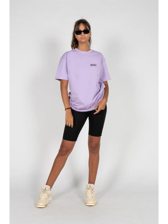 Mj Gonzales Mjg Heavy Oversized Tee Ladies Fearless Flight Lilac Fw24 Mjg11934-00145